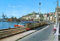 Elettromotrici in cartolina - Ancona Marittima.