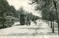 Tram a vapore - Vincennes.
