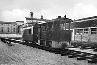 Tram a vapore in cartolina - MMC 111, Milano.