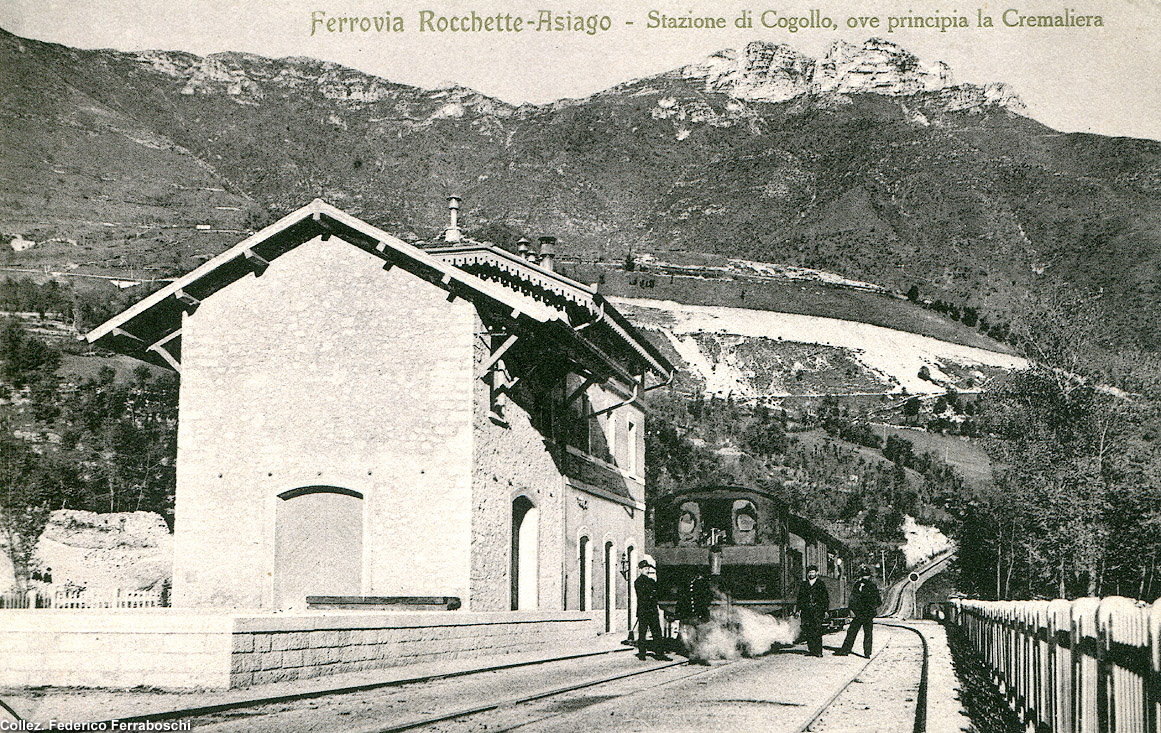 La ferrovia Rocchette-Asiago - Cogollo.