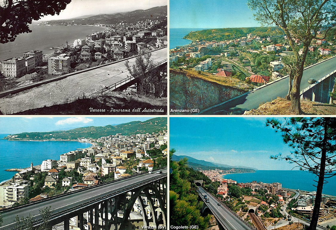 1956-64: la Genova-Savona - Varazze, Arenzano, Cogoleto.