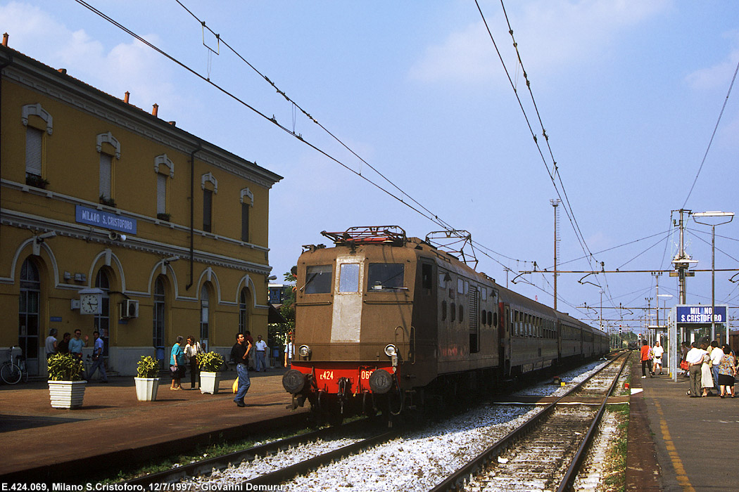 Trazione elettrica intorno a Milano - Milano S.Cristoforo.