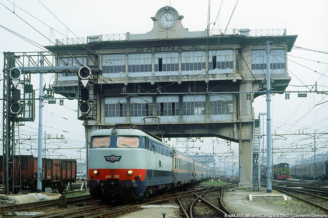 Il tempo delle E.444 - Milano Centrale.