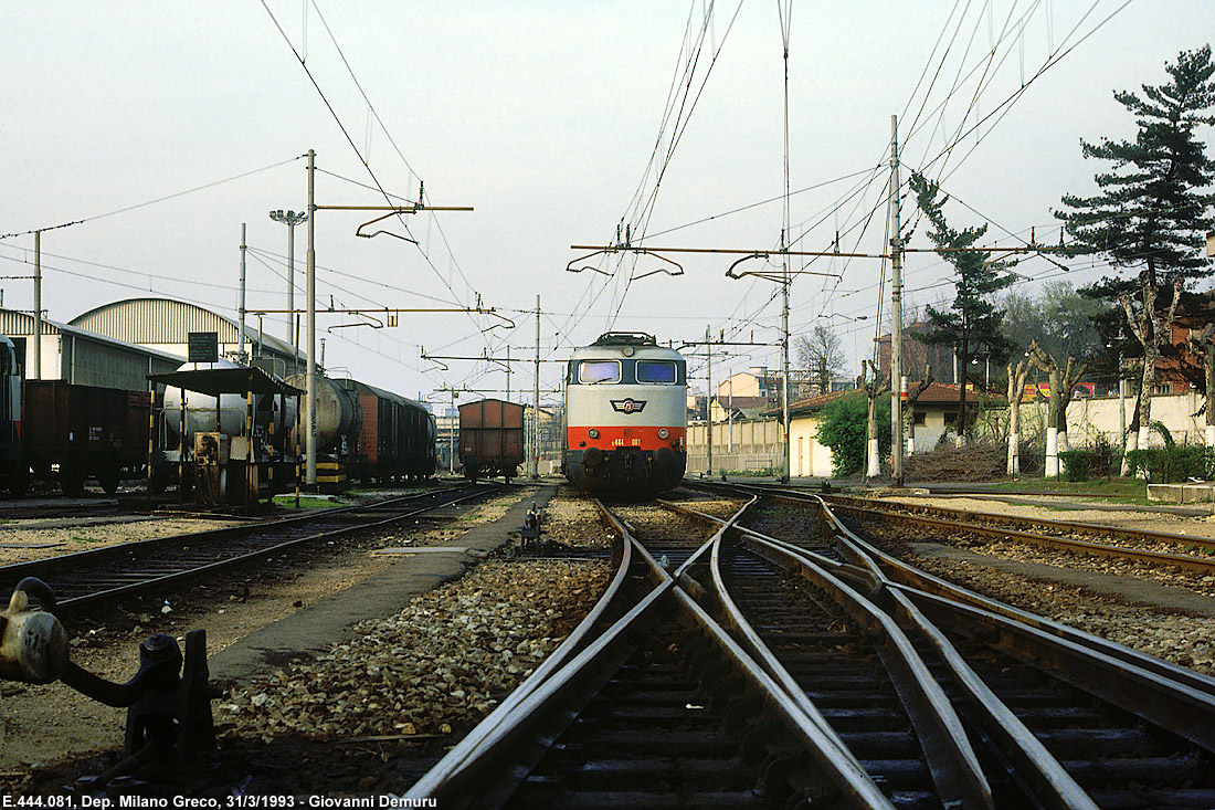 Il tempo delle E.444 - Milano Greco.