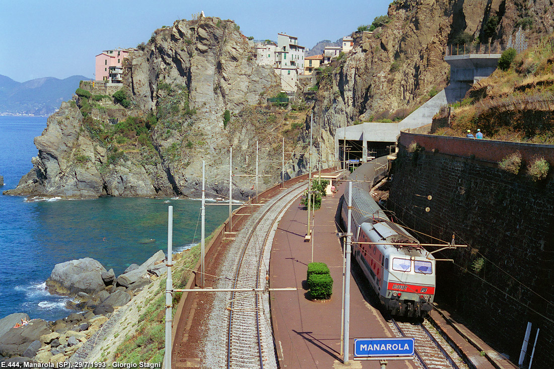 Classic Riviera: gli anni '90, l'ultima stagione dei treni internazionali - Manarola.