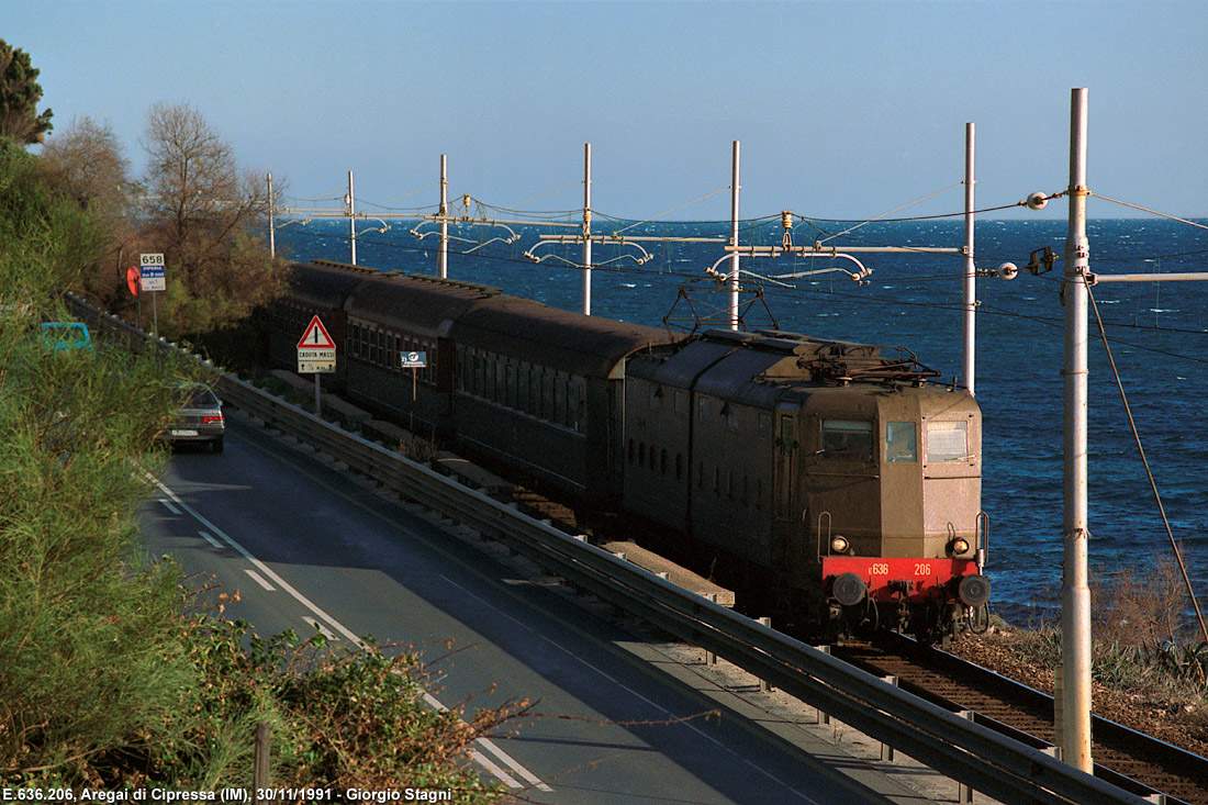 Classic Riviera: gli anni '90, l'ultima stagione dei treni internazionali - Aregai di Cipressa.