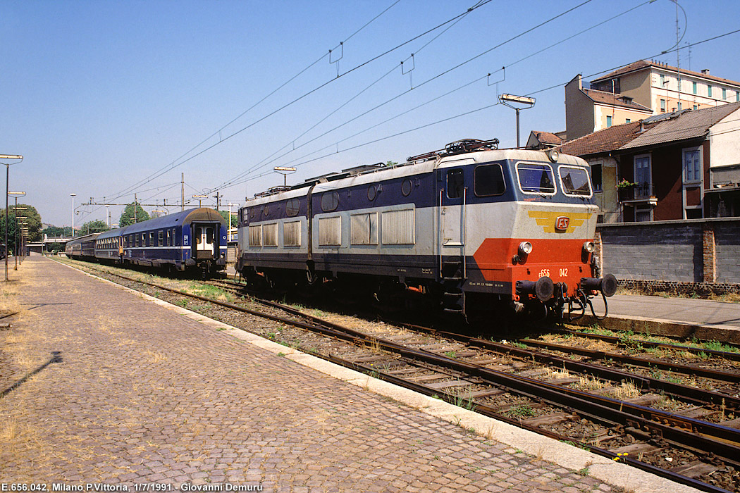 Trazione elettrica intorno a Milano - Milano P.Vittoria.