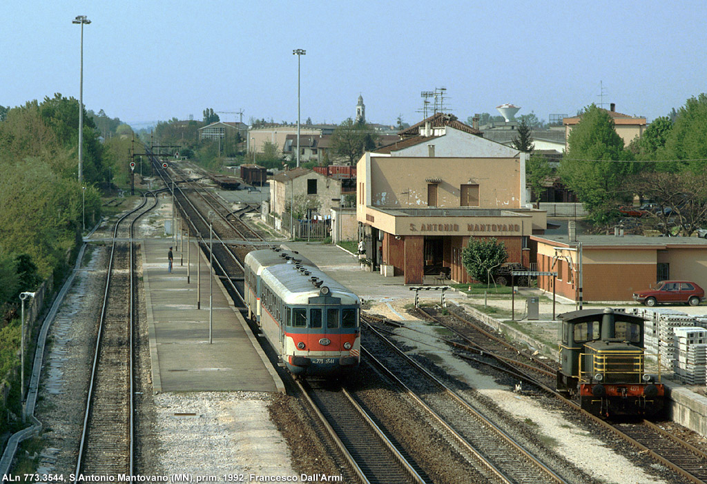 Forme di automotrici (ma non ALn 668) - Sant'Antonio Mantovano.