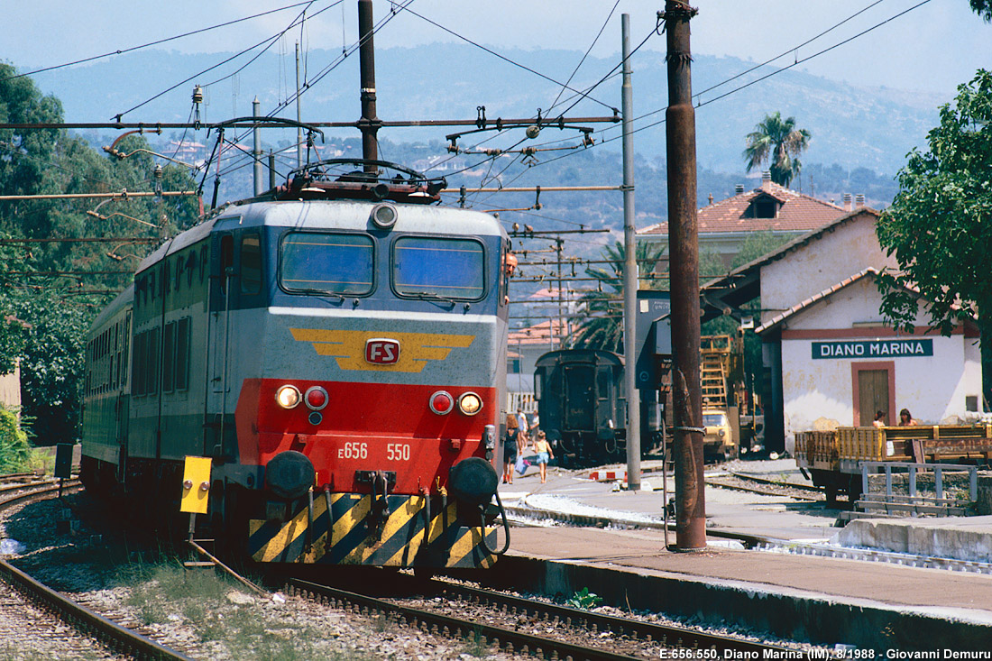 Classic Riviera: gli anni '80 e la ferrovia tradizionale - Diano Marina.