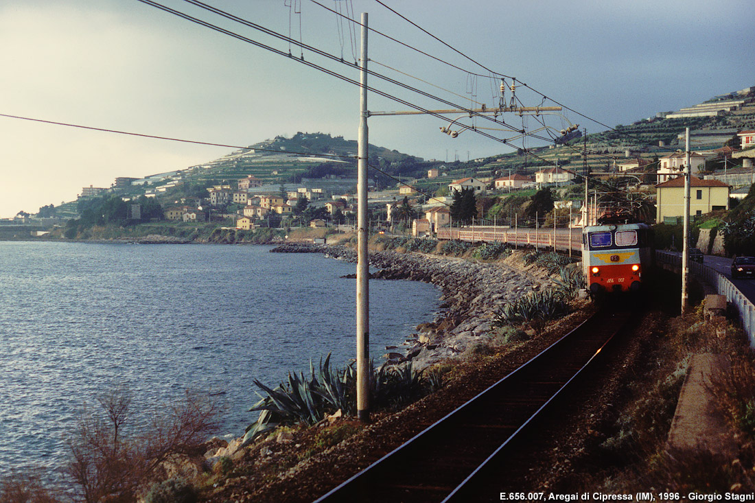Classic Riviera: gli anni '90, l'ultima stagione dei treni internazionali - Aregai di Cipressa.