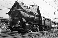 1995: la 422.009 a Lanzo - Germagnano.