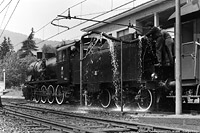 1995: la 422.009 a Lanzo - Germagnano.