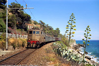 Classic Riviera: gli anni '90, l'ultima stagione dei treni internazionali - Aregai di Cipressa.