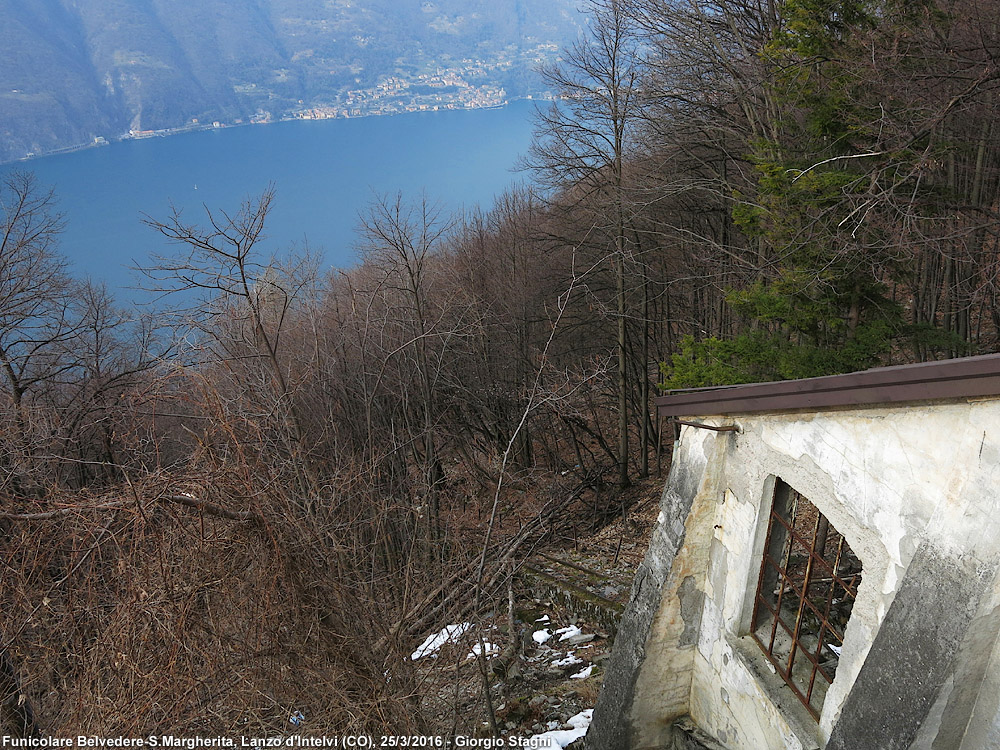 Funicolare Lanzo-S.Margherita - Vista dal Belvedere.