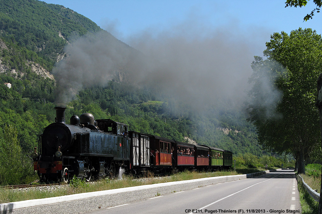CP - Chemins de Fer de Provence - Puget-Thniers.