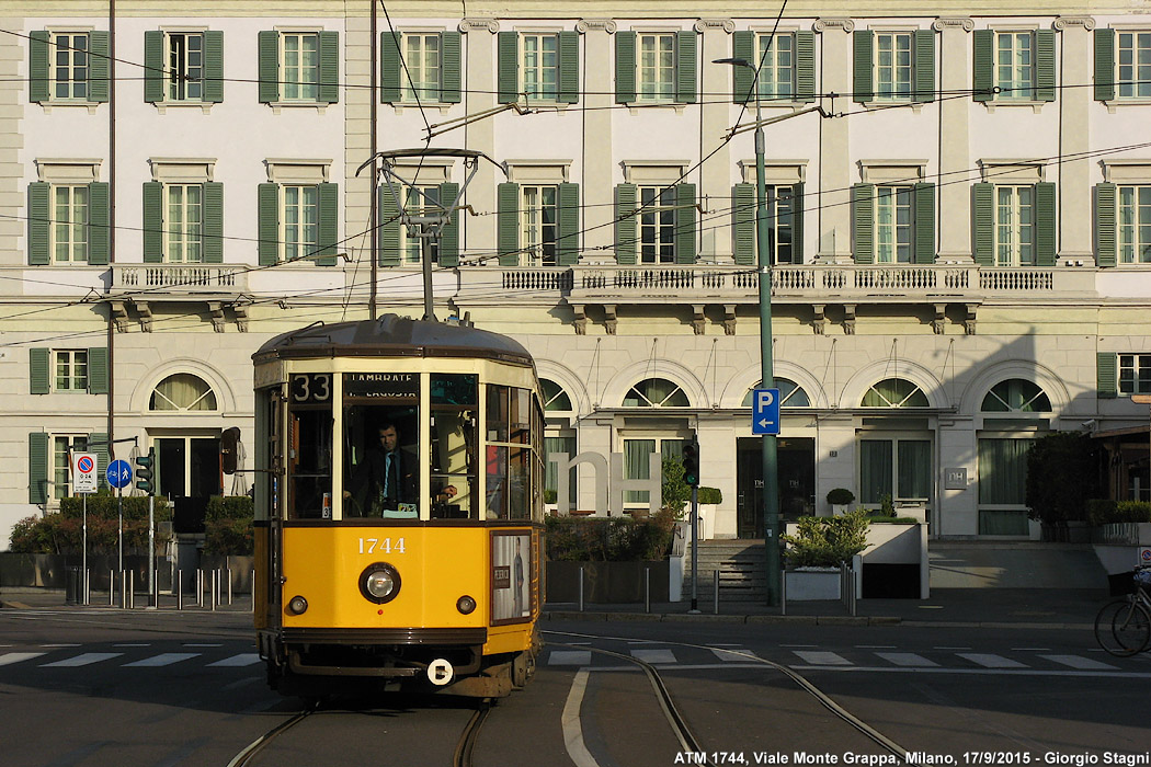 Gli altri tram del 2014-15 - Viale Monte Grappa.