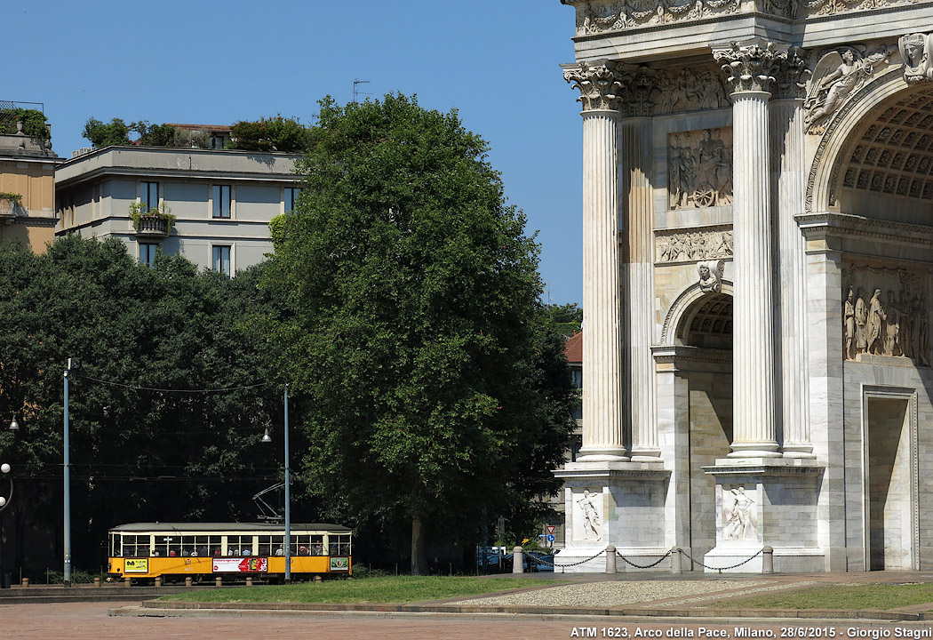 Intorno al Parco Sempione - Arco della Pace.