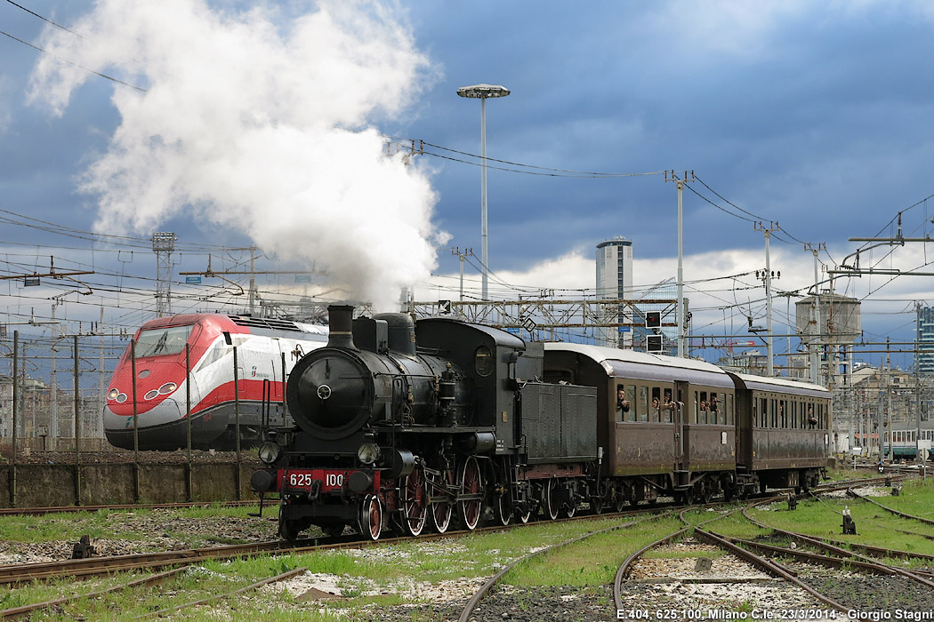 Squadra Rialzo - Milano Centrale - 625 ed ETR.500.