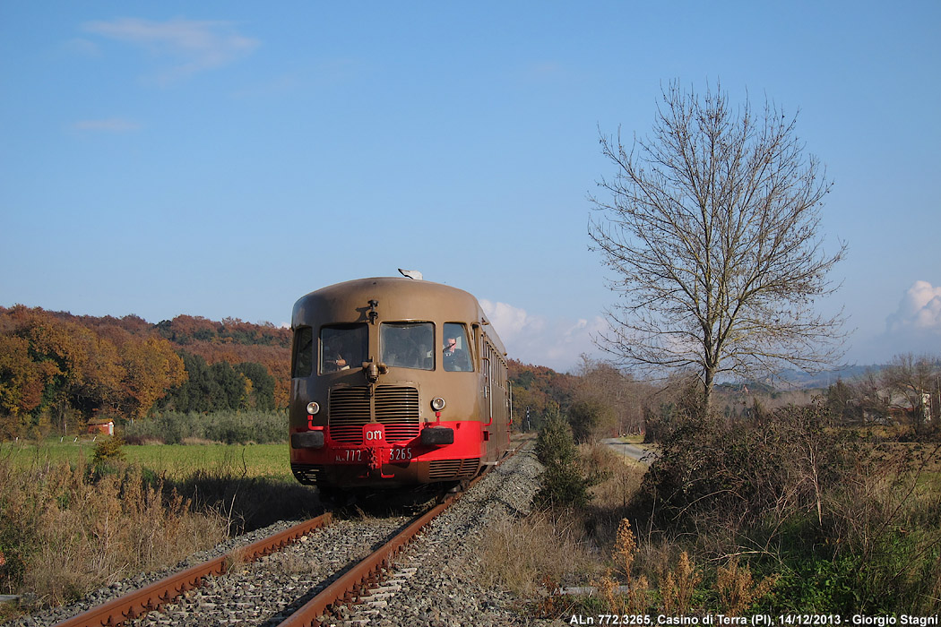 ALn 772 sulla Cecina-Volterra (2013) - Casino di Terra.