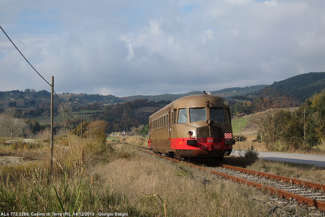 ALn 772 sulla Cecina-Volterra (2013) - Casino di Terra.