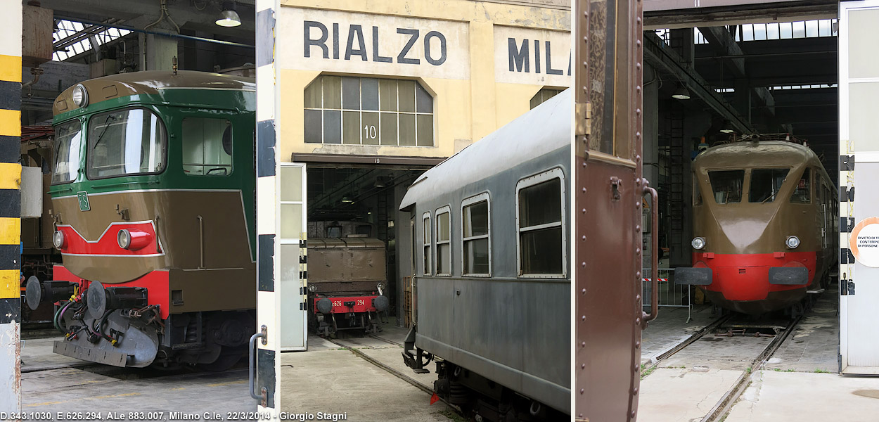 Squadra Rialzo - Milano Centrale - D.343, E.626, ALe 883.