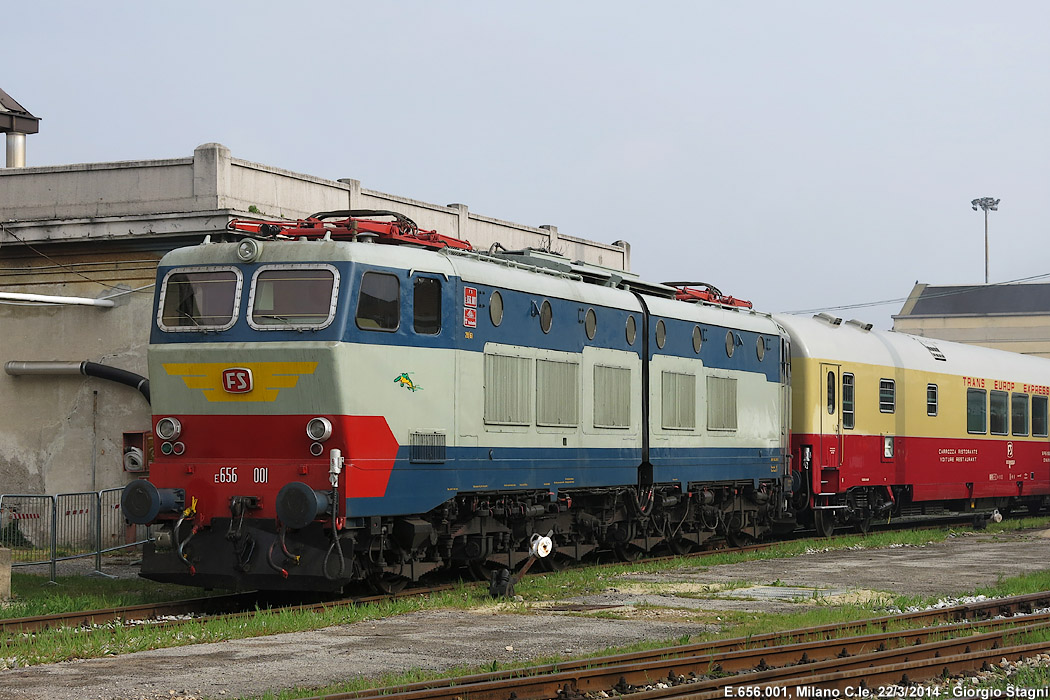 Squadra Rialzo - Milano Centrale - E.656 e TEE.