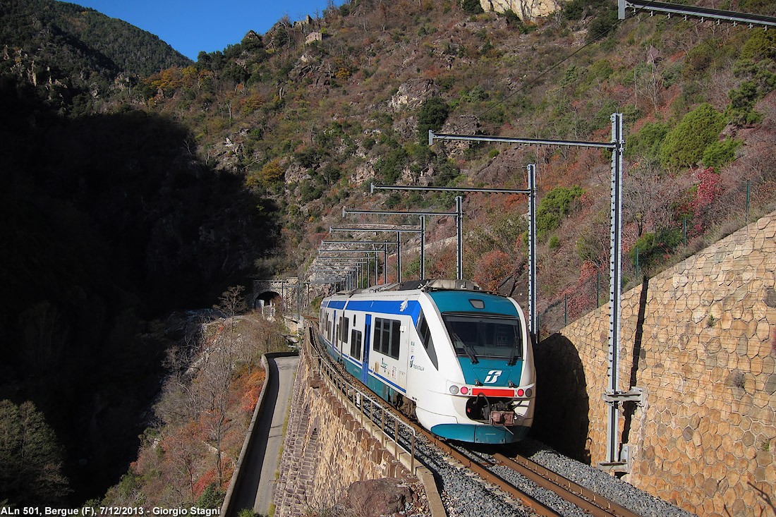 Cuneo-Ventimiglia: l'inverno 2013 - Bergue.