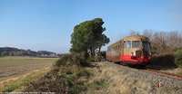ALn 772 sulla Cecina-Volterra (2013) - Riparbella.