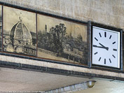 Firenze S. Maria Novella - Immagini turistiche e orologio.