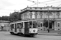 Tram in bianco e nero - Santorre di Santarosa.