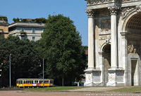 Intorno al Parco Sempione - Arco della Pace.