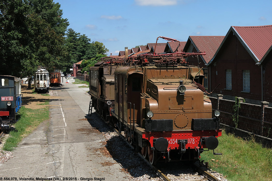 I treni di Volandia (VA) - E.554.078.