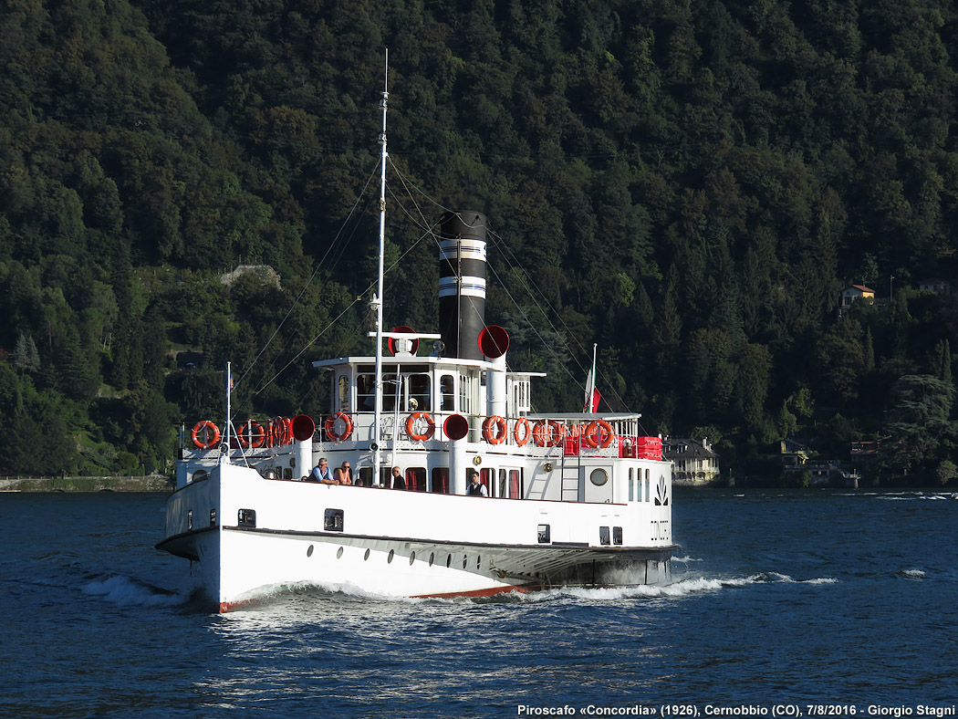 Piroscafo Concordia 2016-2020 - Cernobbio.