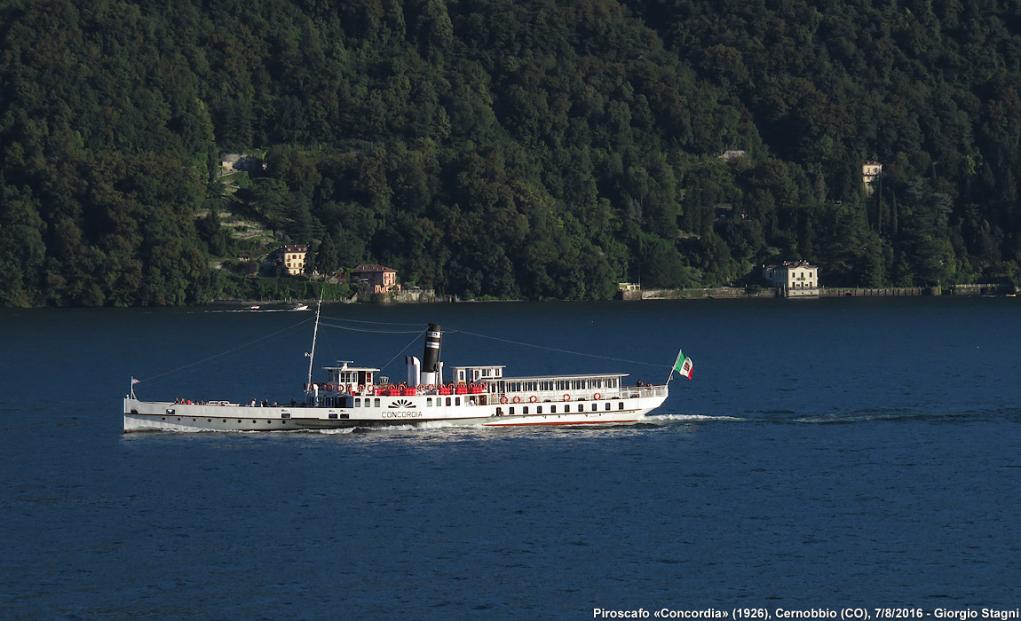 Piroscafo Concordia 2016-2020 - Cernobbio.