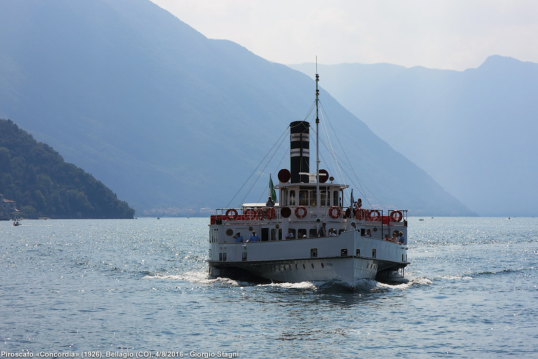 Piroscafo Concordia 2016-2020 - Bellagio.