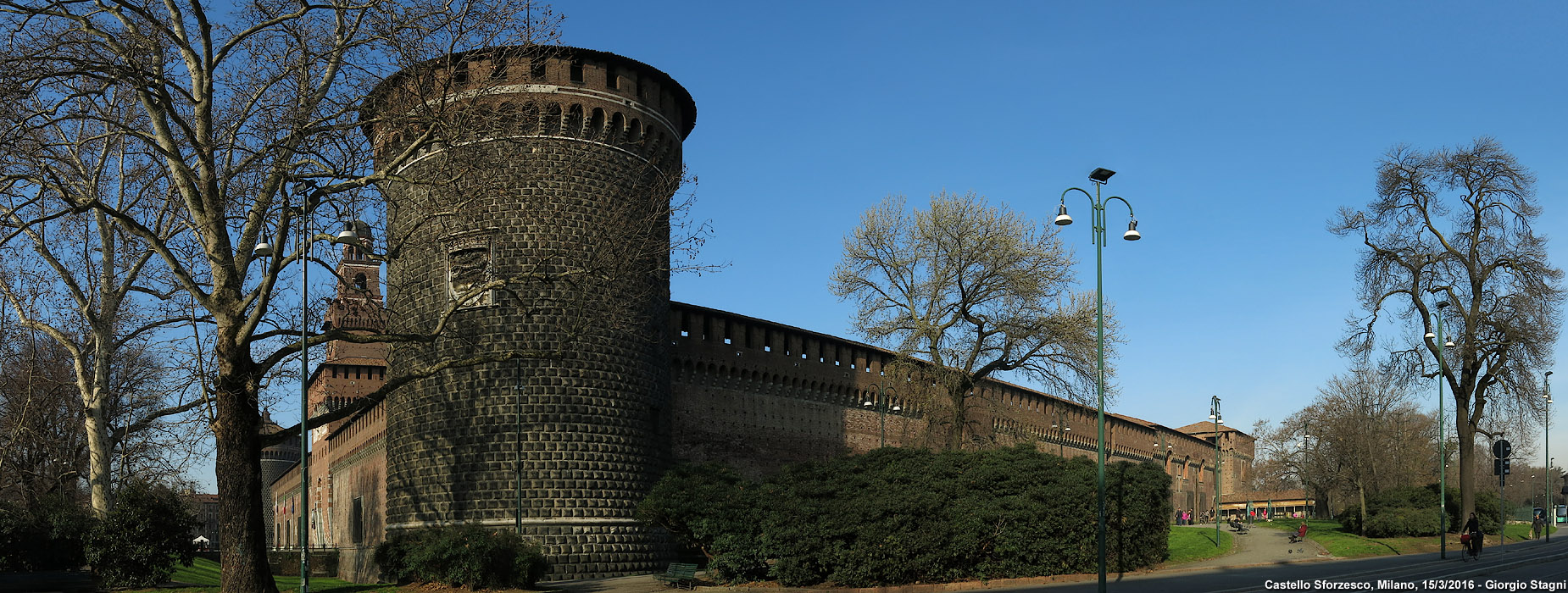 Intorno al Parco Sempione - Castello Sforzesco.