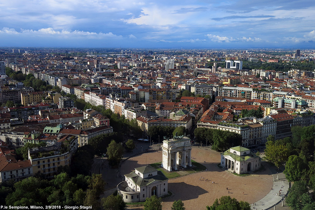 Intorno al Parco Sempione - Dalla Torre del Parco.