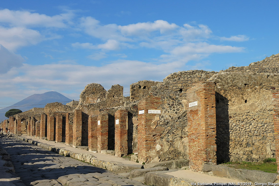Pompei - Via Stabiana.