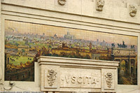 La galleria di testa e le vedute - Vista di Milano.