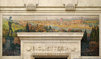 La galleria di testa e le vedute - Vista di Firenze.