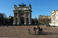 Intorno al Parco Sempione - Arco della Pace.