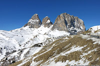 Intorno al passo Sella - Passo Sella.