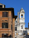 Roma a gennaio 2020 - Trinità dei Monti.