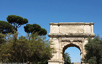 Roma nell'estate - Arco di Tito.