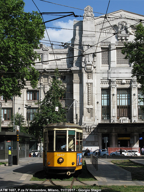 I tram del 2017 - P.za IV Novembre.