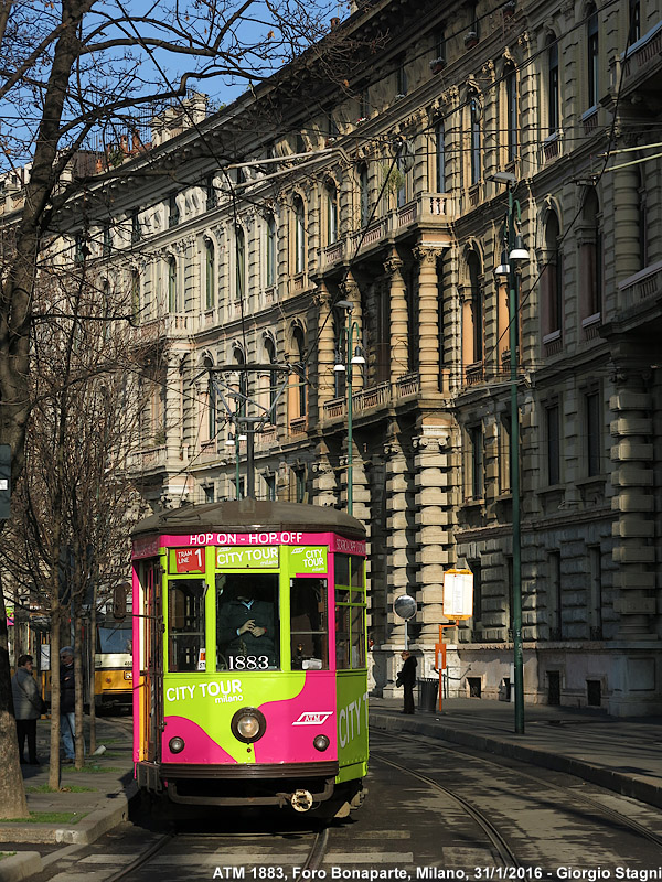 Tram a Milano 2016 - Foro Bonaparte.