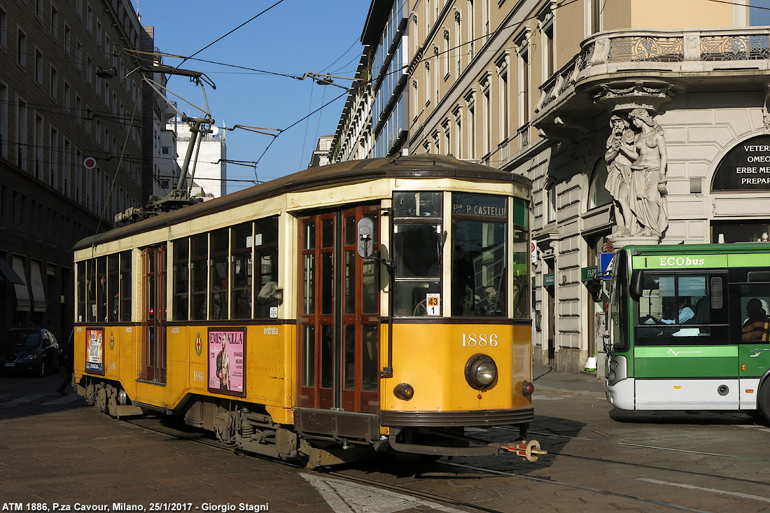 I tram del 2017 - P.za Cavour.