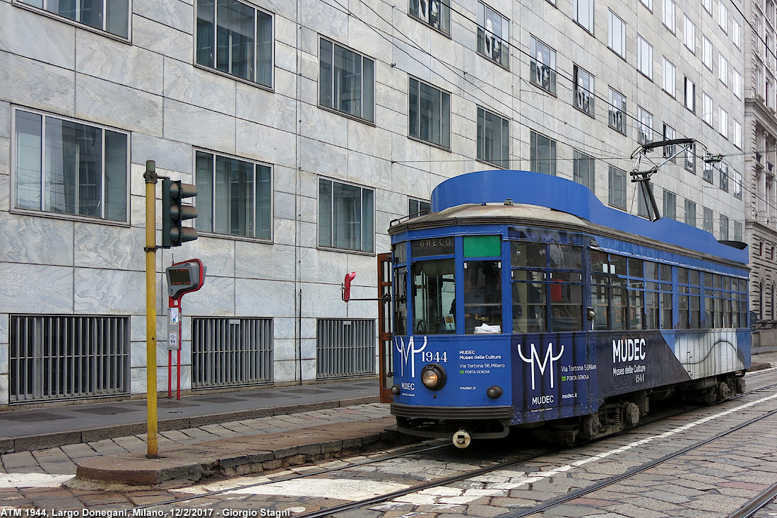 I tram del 2017 - Largo Donegani.
