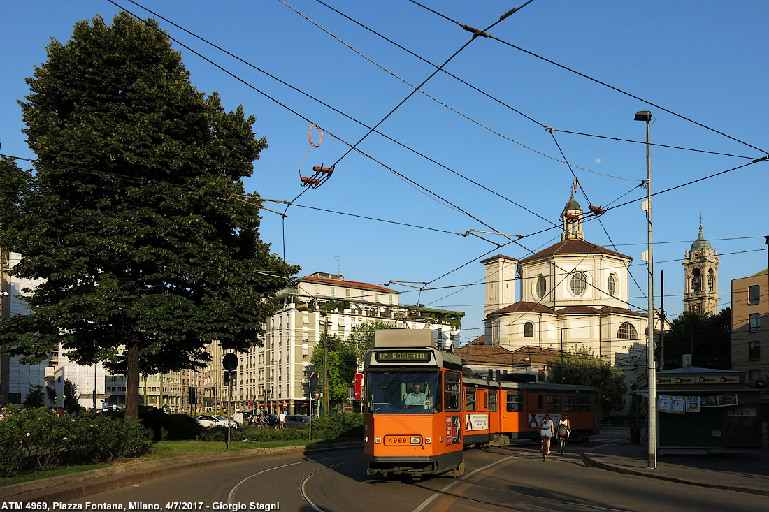 I tram del 2017 - P.za Fontana.