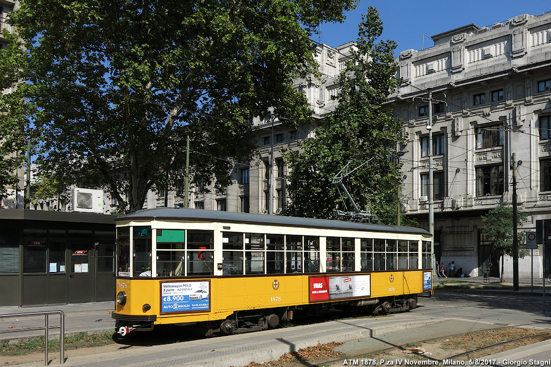 I tram del 2017 - P.za IV Novembre.